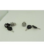 2x Pack 12mm Mini Lock Power Switch w Security Key On Off 3A 250V Button... - $19.18 CAD