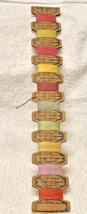 Vintage Never Cut Magic Spool Thread Spools Sewing 14 7/8 x 2 1/4&quot; - $14.36