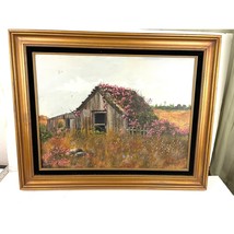 VTG Landscape Acrylic Painting on Canvas Artwork 29.5&quot; x 23&quot; Signed S. Babbitt - $71.99