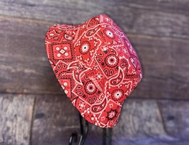 Red Bandanna Bucket Hat - £13.33 GBP