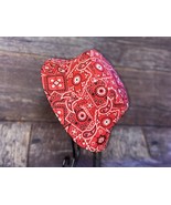 Red Bandanna Bucket Hat - $17.00