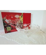 MIKASA CRYSTAL SNOWFLAKE FROST FOOTED BOWL 9-1/4&quot; BOXED GERMANY W/TAG - $24.70