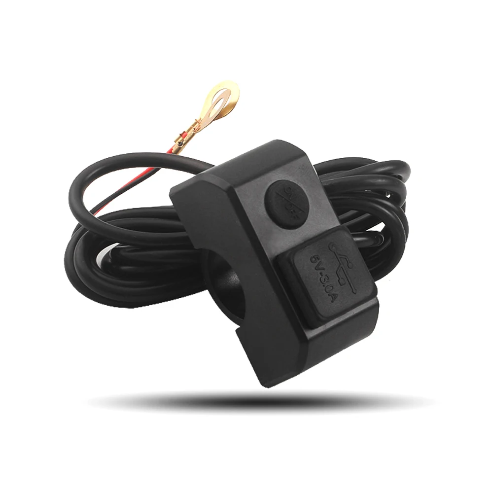 2 Usb Port Motorcycle Handlebar Charger 12V To 5V 3A Fast Charging Adapter Power - £108.78 GBP