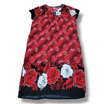 Hawaiian Style Dress Size Small SM By Mayette Women&#39;s MuuMuu Kaftan Dress Floral - £26.81 GBP