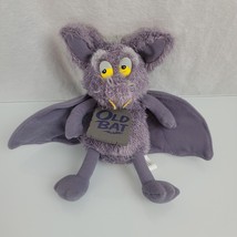 Enesco 2000 Stuffed Plush Beanbag Bat &quot;Old Bat&quot; Purple Gray Gag Gift Toy  - £39.51 GBP