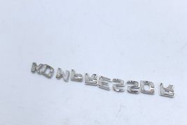 97-04 MERCEDES-BENZ SLK230 KOMPRESSOR REAR BADGE LOGO EMBLEM Q4559 image 10