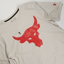 Under Armour UA Size XL Project Rock Brahma Bull Short Sleeve Shirt 1351582-110 - £31.43 GBP