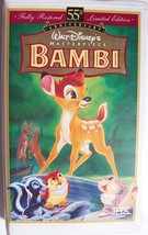 Disney Masterpiece BAMBI 55th Anniversary Limited Edit VHS 1997 EXCELLENT Tested - £4.78 GBP