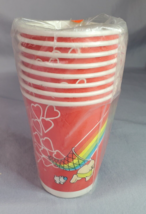 Ziggy American Greetings Hot Cold Beverage Cups Disposable 9 oz Set of 8 Vintage - £11.41 GBP