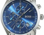 Hugo Boss Watch HB1513478 Grand Prix Blue Dial Chrono Men&#39;s Watch ~2 YR ... - £101.25 GBP