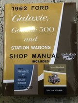 1962 1963 Ford Galaxie Galaxie 500 &amp; Station Wagons Service Shop Repair Manual - £86.60 GBP