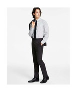 Bar III Men&#39;s Slim-Fit Stretch Check Dress Pants in Brown Check-34x32 - €34,32 EUR