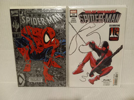 SPIDER-MAN #1 SILVER EDITION: 1990 + MILES MORALES SPIDER-MAN #30 -FREE ... - £23.42 GBP