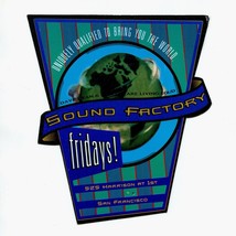 Sound Factory San Francisco 90s Dance Party Mark Farina Die-Cut Event Ha... - £31.22 GBP