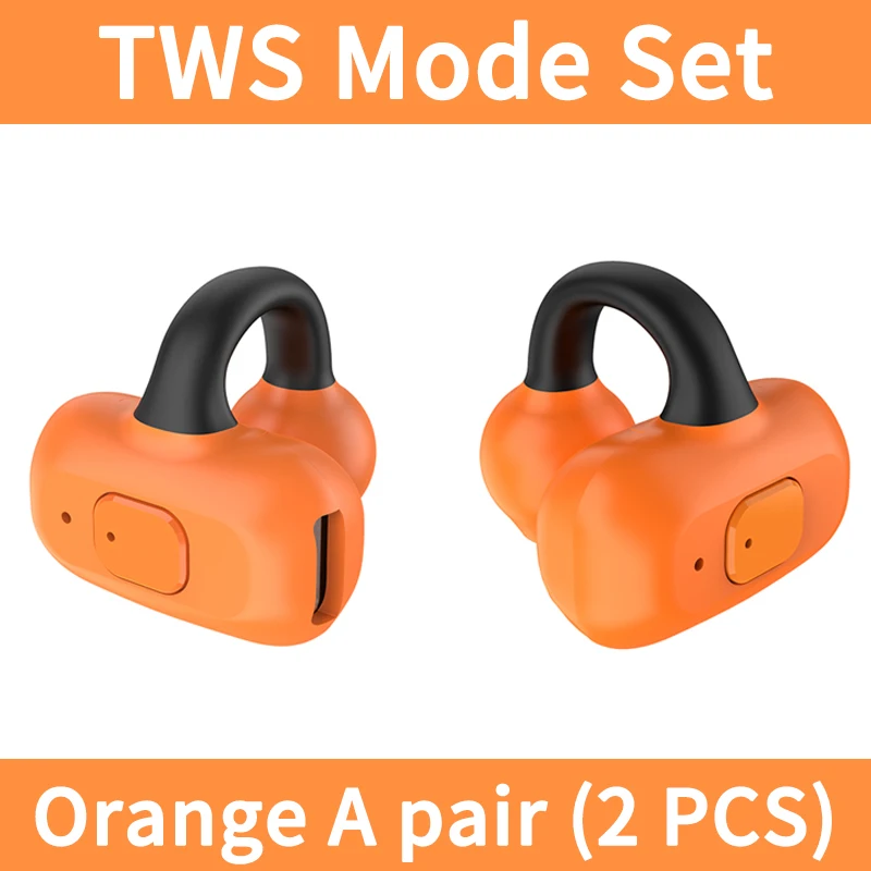Ear-Clip Wireless Earphone HIFI Heavy Bass Surround Stereo Sound TWS Bluetooth 5