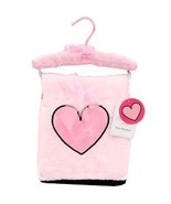 Little Beginnings Blanket with Satin Heart, Pink - $95.00 MXN