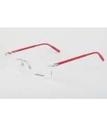 MontBlanc 221 010 Silver Red Eyeglasses MB0221 010 59mm - $189.05