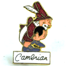 Bowling Gnome Elf Cambrian Bowl Vintage Lapel Pin Mascot San Jose CA Clo... - $24.04