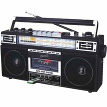 4 Band Radio Cassette USB/SD Portable AM/FM Music Player - £23.06 GBP