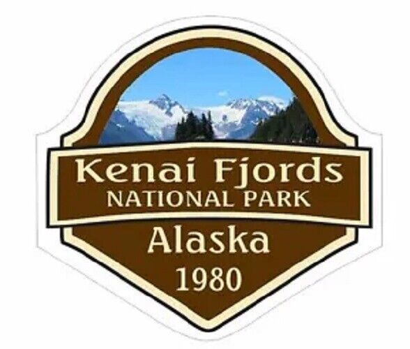 Primary image for Kenai Fjords National Park Sticker Decal R1442 Alaska YOU CHOOSE SIZE