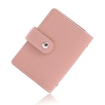 Cartera Bolsillo Cuero PU Delgada Mujer Tarjetero Identificación Antirrobo Moda - £14.36 GBP