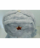 Autentico Russo Militare Spento/Bianco Ushanka W/ Stella Rossa - $43.12 CAD