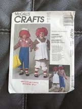 Vintage Raggedy Ann Andy Costume Sewing Pattern McCalls 4097 Large Partially Cut - £5.97 GBP