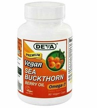 Deva Vegan Vitamins Sea Buckthorn Oil - 90 Vcaps - £22.97 GBP