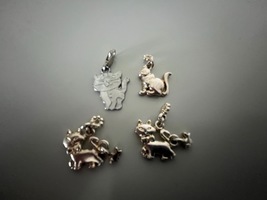 Charms - Cats X 4 - £5.85 GBP