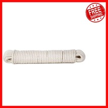 Versatile 200 Foot Cotton Braided Clothesline - Low Stretch, Holds 13 Po... - $33.94