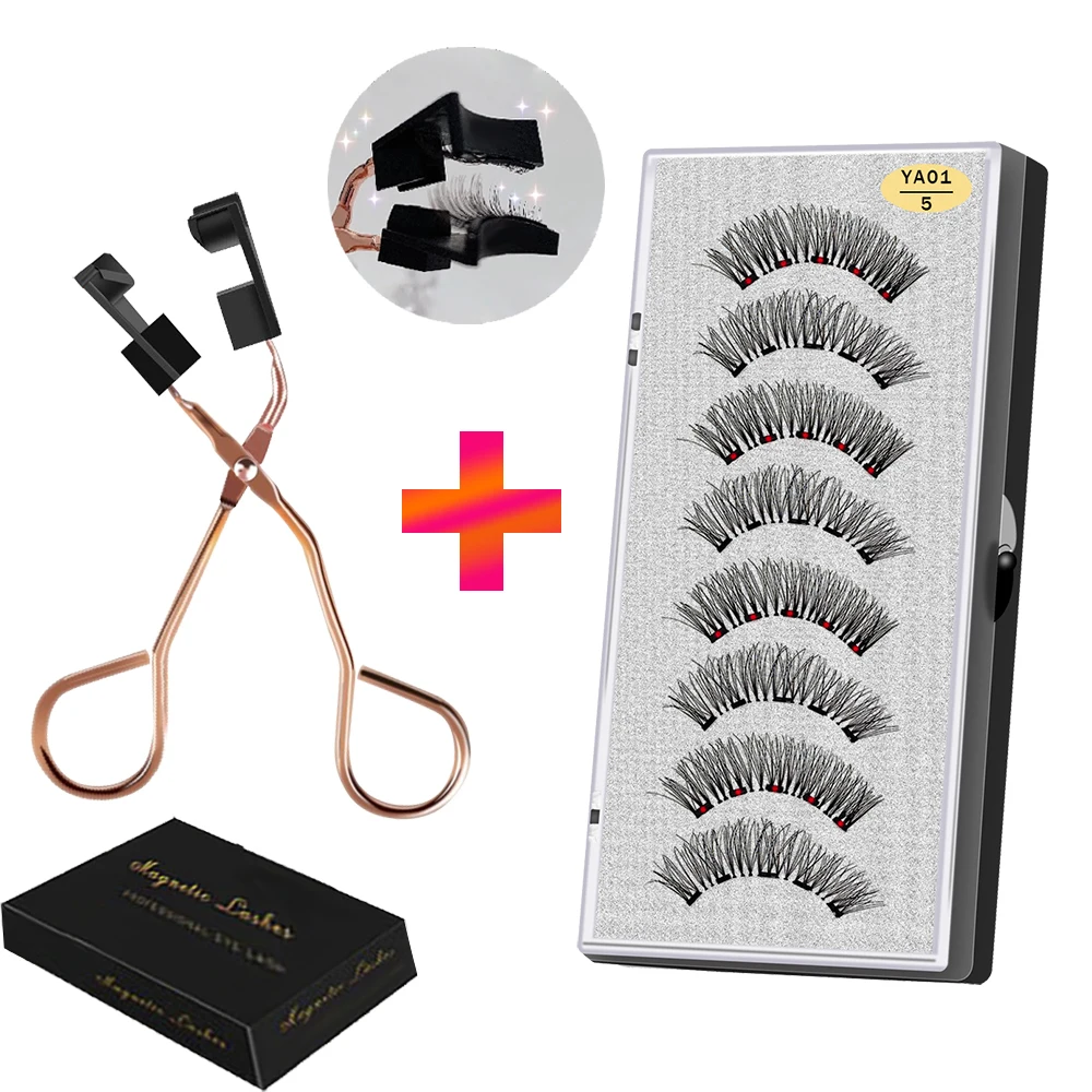 Etic eyelashes handmade artificial magnetic lashes reusable natural mink eyelashes with thumb200