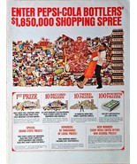 PEPSI Cola Soft Drink Soda Enter Shopping Spree 1964 Vintage Print Ad - $10.47