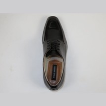 Men's Dress Shoes STEVE MADDEN Soft Leather upper Lace Up TASHER Black image 7