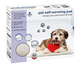 Artist Unknown Pet Self-Warming Pad Warm &amp; Cozy Self-Warming Soft Washable Sherp - £15.52 GBP