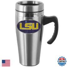 NCAA LSU Tigers Stainless Steel Travel Mug with Handle 14 oz - $39.57