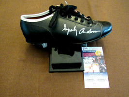 SPARKY ANDERSON CINN REDS TIGERS MANAGER SIGNED AUTO VTG WILSON CLEAT SH... - $395.99