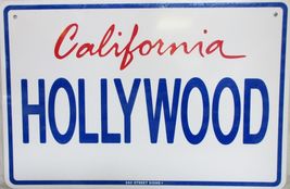California Hollywood License Plate Aluminum Sign - $29.95