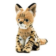 Colorata Serval Cat Plush Toy Child Animal Touch Doll Gift Present Birthday - £35.70 GBP