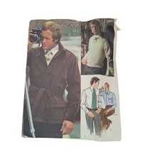 Vogue 2917 American Designer Bill Blass Men’s Suits Size 40 Sewing Pattern 1973 - £20.97 GBP