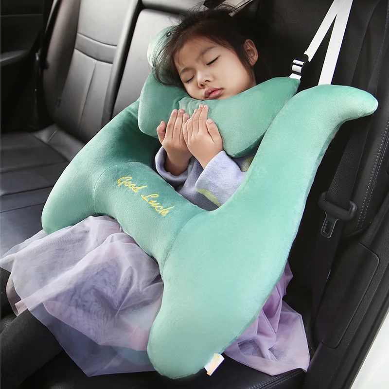 Cute Animal Pattern Kid Neck Head Support U-Shape Children Travel Pillow Cushion - £18.23 GBP+
