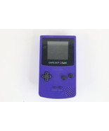 Vtg 90s Nintendo Game Boy Color Handheld Video Game System Purple Grape ... - $1,821.72 MXN