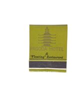Vintage Matchbook Pagoda Hotel &amp; Floating Restaurant Hawaii Full Unstruck - €11,88 EUR