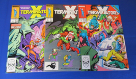 X Terminators Marvel Comics #  1 2 3 1988 High Grade Books Very Nice - £5.13 GBP
