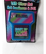 LED Glow Art (Like Lite Brite) 5.25&quot;  Travel games Sensory toys - $200.30 MXN