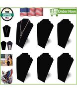 Lacquered 12.5&quot; Velvet Jewelry Easel - Elegant Storage for Necklaces &amp; B... - $525.30 MXN