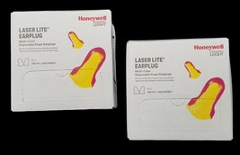 2 New Cases Honeywell LASERLITE Earplugs. Uncorded. 200Pr per case - $50.70