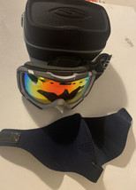 Smith Ski/Snow Dirt Bike Vented Goggles w/Case &amp; Nose/Mouth Guard - £62.51 GBP