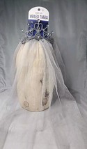 Veiled Tiara Ghost Grey Suit Yourself Fancy Dress Up Halloween Costume A... - $9.61