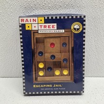 Vintage Rain Tree Puzzle Game Escaping Jail Medieval Wood Slide Puzzle -... - $34.55