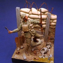 1/35 Resin Model Kit British Soldier Infantryman WW1 Unpainted - £12.61 GBP